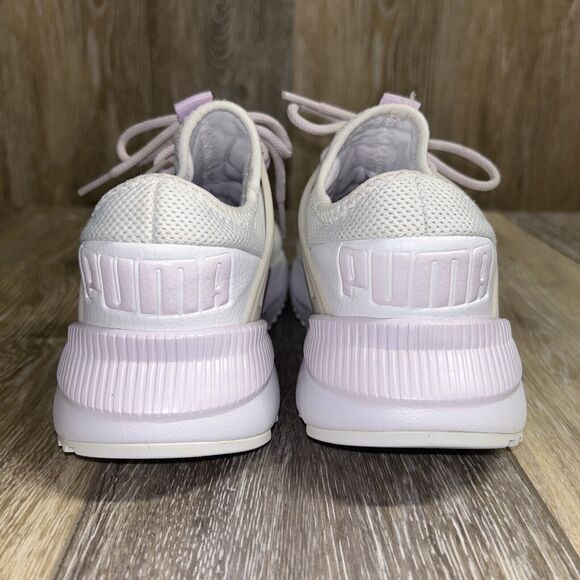 Puma Womens US Size 6 Pacer Future White Purple 383200-01 Sneaker Shoes - Picture 8 of 12